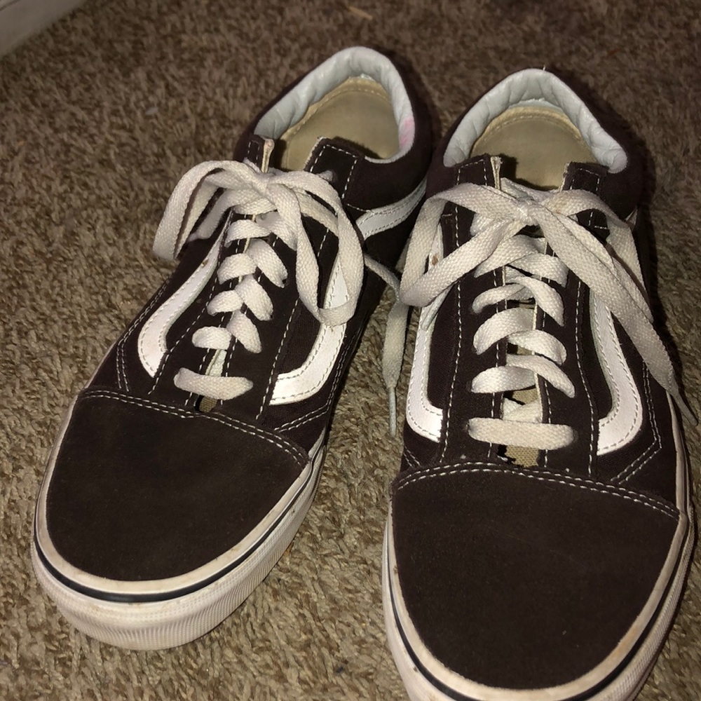 White and black vans